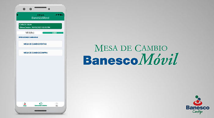 Imitación Alegrarse caligrafía Actualización de BanescoMóvil permite compra y venta de divisas – APEX- Venezuela