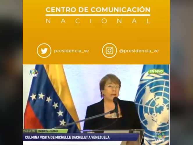 Rueda De Prensa De Michelle Bachelet