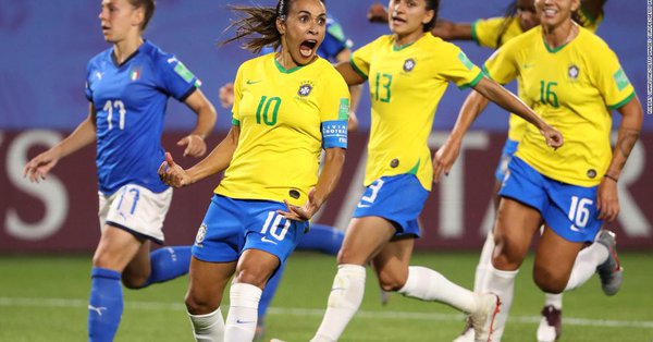 Brazil Great Marta Makes History With 17th World Cup Goal