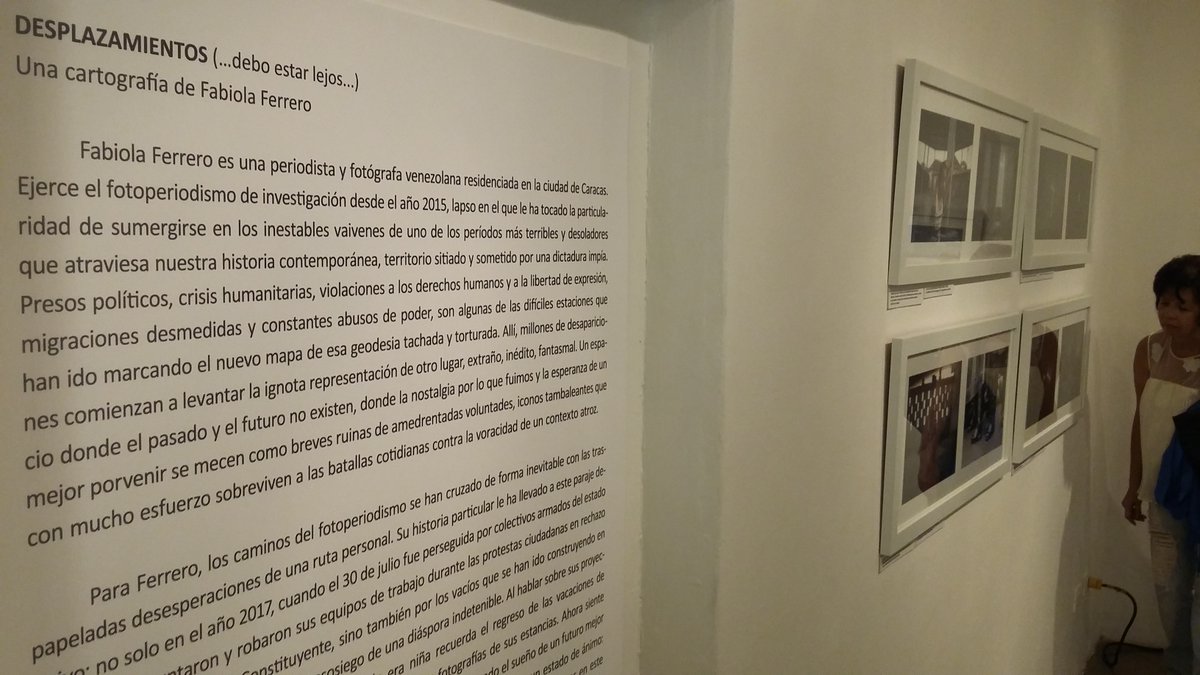 La Corresponsal Fabiola Ferrero Presentó Su Muestra Fotográfica “Desplazamientos”