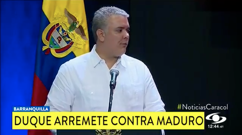Presidente Duque Denuncia Ante La CIDH Crímenes Contra La Sociedad Por Parte Del Estado Venezolano